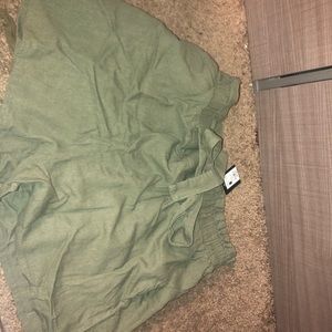 Green shorts from target